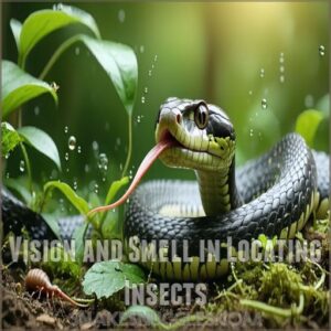 Vision and Smell in Locating Insects