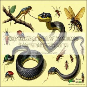 what snakes eat insects