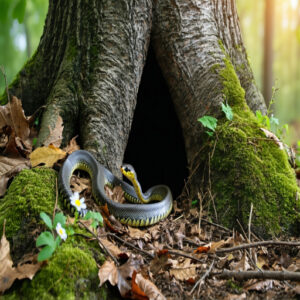 Abandoned Animal Dens Used by Snakes