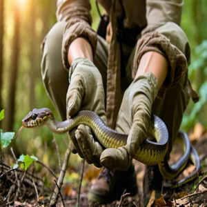 Approaching and Picking Up Snakes