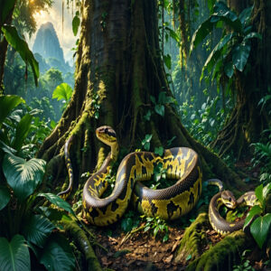 Asian Habitats and Python Snake Populations