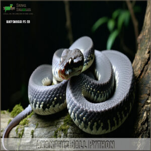 Axanthic Ball Python