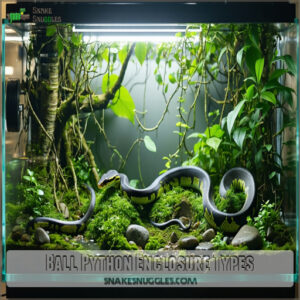 Ball Python Enclosure Types