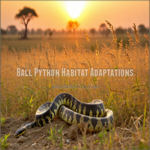 Ball Python Habitat Adaptations