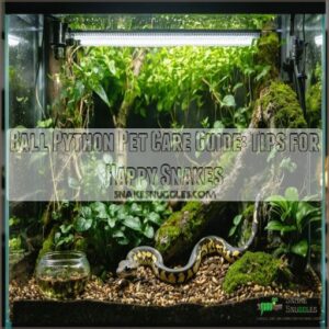 ball python pet care guide