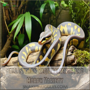 Ball Python Requirements and Morph Variety