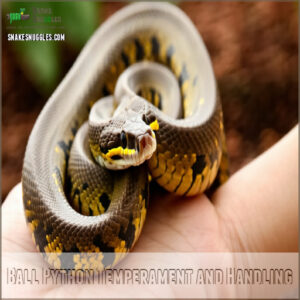 Ball Python Temperament and Handling