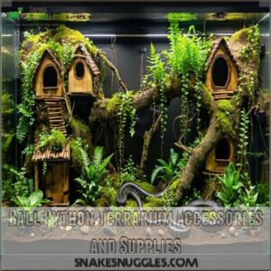 Ball Python Terrarium Accessories and Supplies