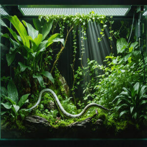 best lighting for snake vivarium health