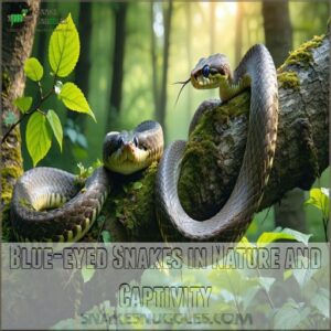 Blue-eyed Snakes in Nature and Captivity