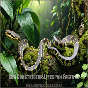 Boa Constrictor Lifespan Factors