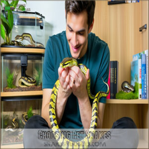 Choosing Pet Snakes