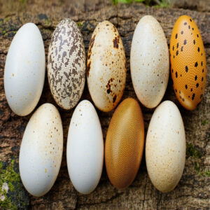 Color and Texture of Lizard Eggs