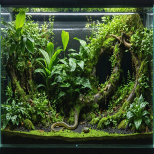 creating bioactive terrarium for snakes