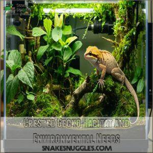 Crested Gecko Habitat and Environmental Needs