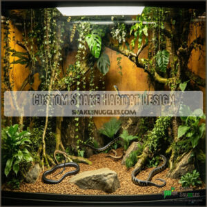 Custom Snake Habitat Design