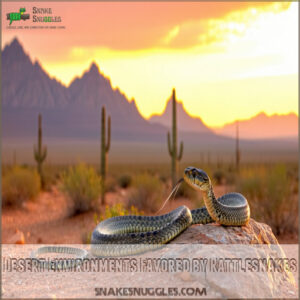 Desert Environments Favored by Rattlesnakes