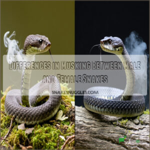 Differences in Musking Between Male and Female Snakes