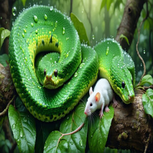 Disease Transmission From Live Prey to Snakes