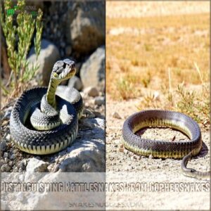 Distinguishing Rattlesnakes From Gophersnakes