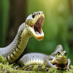 do grass snakes have teeth