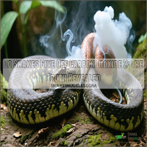 do snakes give off carbon dioxide 2