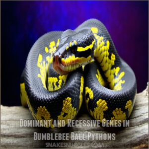 Dominant and Recessive Genes in Bumblebee Ball Pythons