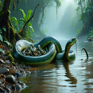 Green Anacondas