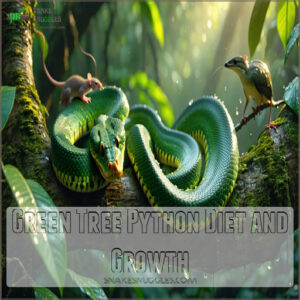 Green Tree Python Diet and Growth