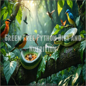 Green Tree Python Diet and Nutrition