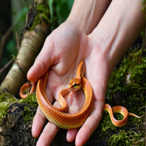 Handling Corn Snakes