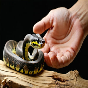 Handling Escaped Ball Pythons