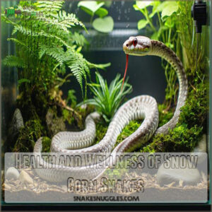 Health and Wellness of Snow Corn Snakes