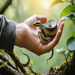 how to pick up a ball python for the first time