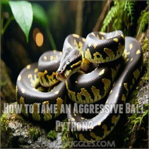 how to tame an aggressive ball python