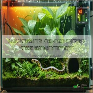 ideal temperature corn snake enclosure