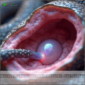 Internal Fertilization and Embryonic Development