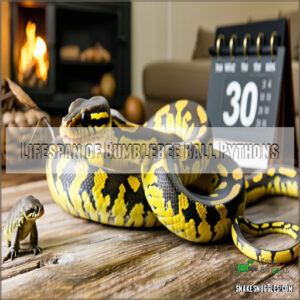 Lifespan of Bumblebee Ball Pythons