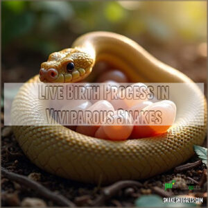 Live Birth Process in Viviparous Snakes