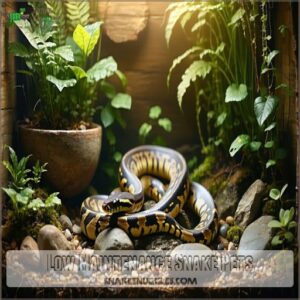 Low Maintenance Snake Pets