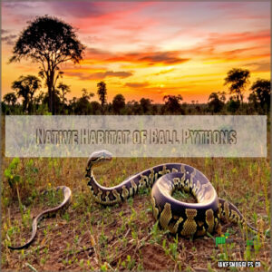 Native Habitat of Ball Pythons