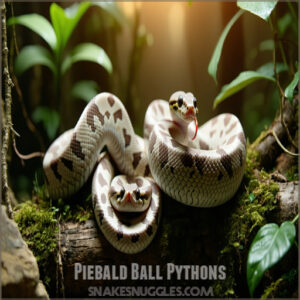 Piebald Ball Pythons