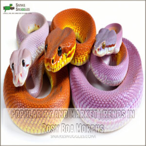 Popularity and Market Trends in Rosy Boa Morphs