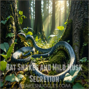 Rat Snakes and Mild Musk Secretion