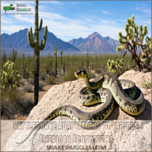 Rattlesnake Adaptations to Various American Ecosystems