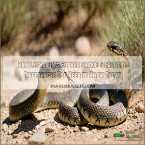 rattlesnake vs gopher snake