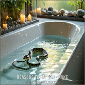 Reasons to Bathe a Snake