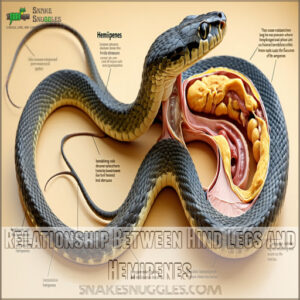 Relationship Between Hind Legs and Hemipenes