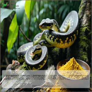 Reticulated Python Diet and Nutrition