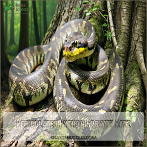 Reticulated Python Growth Rate